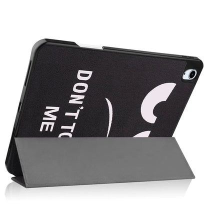 For iPad Air 11 (2024) Case Pattern Printing Protective Cover with Pen Slot and Tri-fold Stand