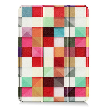 For iPad Air 11 (2024) Case Trifold Stand Pattern Auto Wake /  Sleep Tablet Cover
