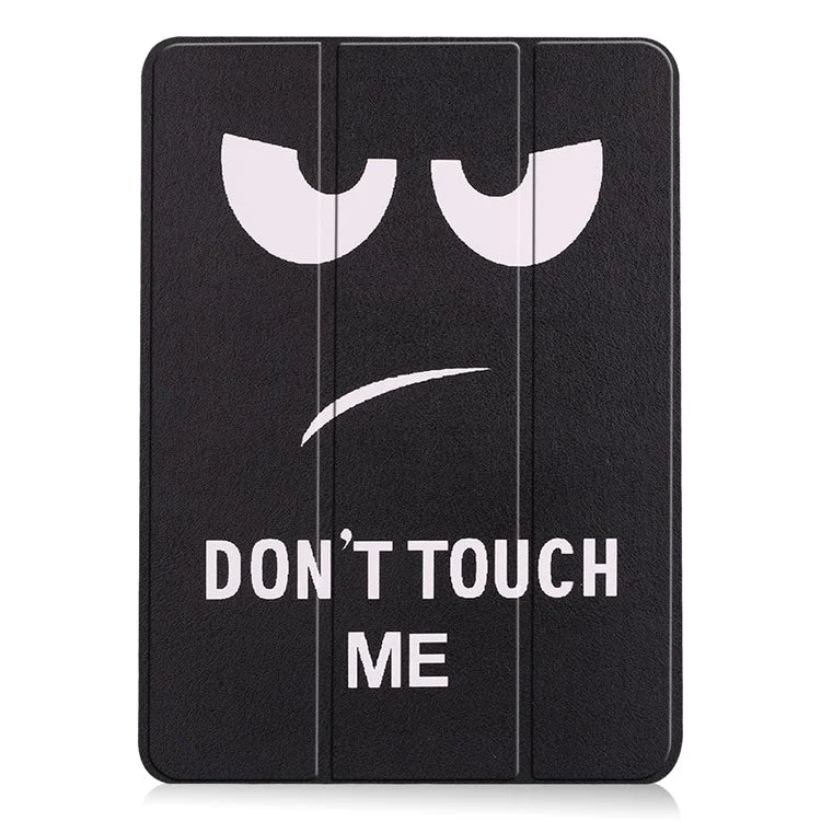 For iPad Air 11 (2024) Case Trifold Stand Pattern Auto Wake /  Sleep Tablet Cover