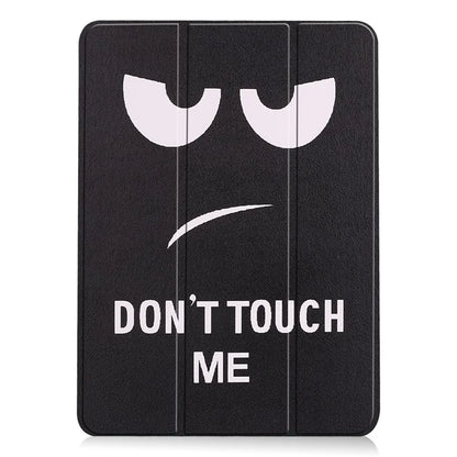 For iPad Air 11 (2024) Case Trifold Stand Pattern Auto Wake /  Sleep Tablet Cover