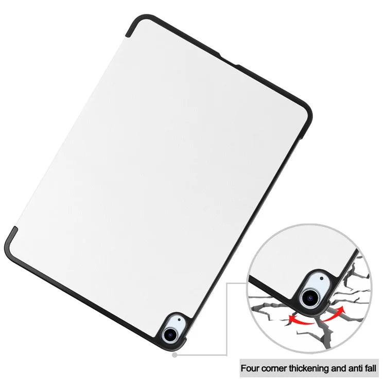 For iPad Air 11 (2024) Case PU Leather Protective Tri-fold Stand Smart Cover