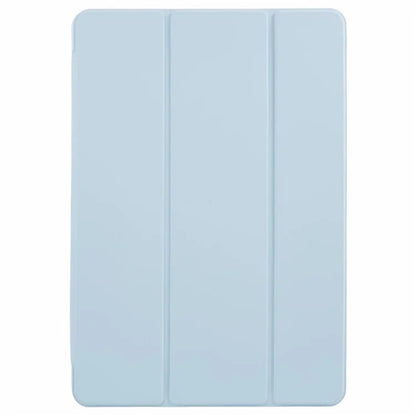 For vivo Pad3 Pro PU Leather Case Soft Silicone Tablet Cover Tri-fold Stand Protective Shell