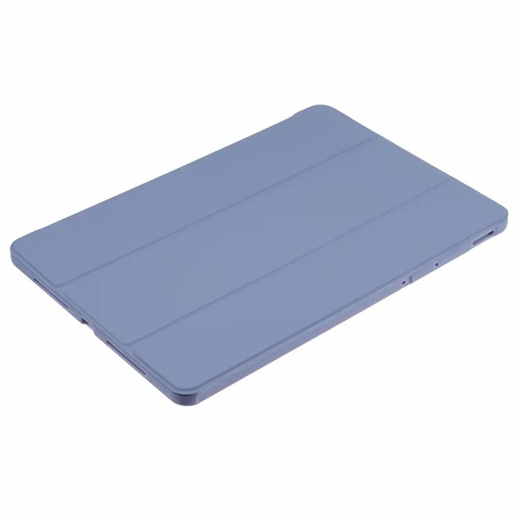 For vivo Pad3 Pro PU Leather Case Soft Silicone Tablet Cover Tri-fold Stand Protective Shell