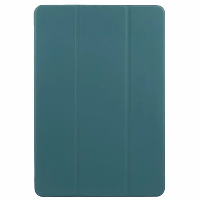 For vivo Pad3 Pro PU Leather Case Soft Silicone Tablet Cover Tri-fold Stand Protective Shell