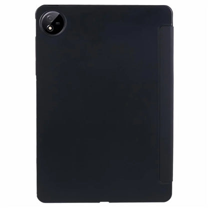 For vivo Pad3 Pro PU Leather Case Soft Silicone Tablet Cover Tri-fold Stand Protective Shell