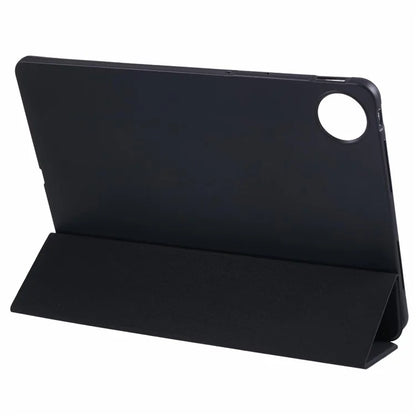 For vivo Pad3 Pro PU Leather Case Soft Silicone Tablet Cover Tri-fold Stand Protective Shell