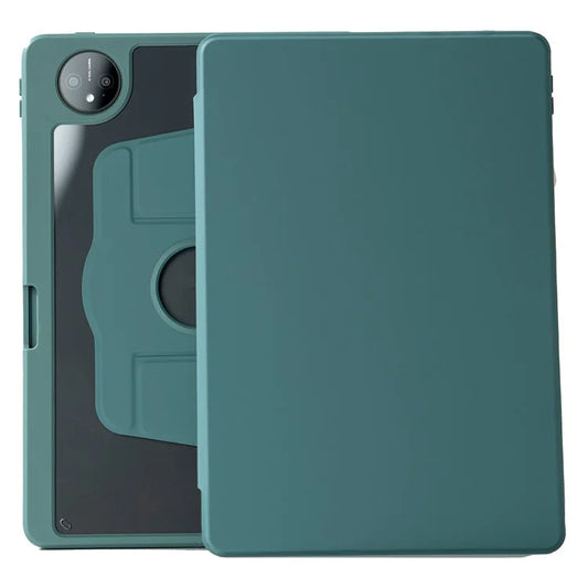 For Huawei MatePad Pro 11 (2022) / (2024) Case PU Leather Rotating Stand Tablet Cover with Pencil Holderish Green