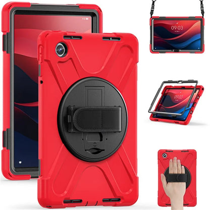 For Lenovo Tab M11 TB-330FU / 331FC / Xiaoxin Pad 11 2024 Case PC+Silicone Tablet Cover with Shoulder Strap