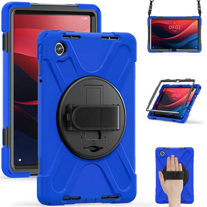 For Lenovo Tab M11 TB-330FU / 331FC / Xiaoxin Pad 11 2024 Case PC+Silicone Tablet Cover with Shoulder Strap