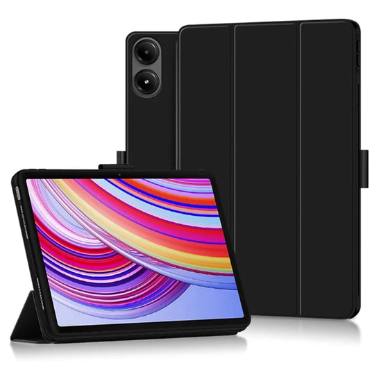 For Xiaomi Redmi Pad Pro / Redmi Pad Pro 5G / Poco Pad Case PU Leather Trifold Stand Auto Wake / Sleep Tablet Cover