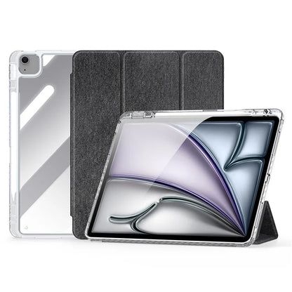 DUX DUCIS Unid Series For iPad Air 13 (2024) / Pro 12.9 inch (2022) / (2021) / (2020) / (2018) Case TPU+PC+PU Clear Tablet Cover