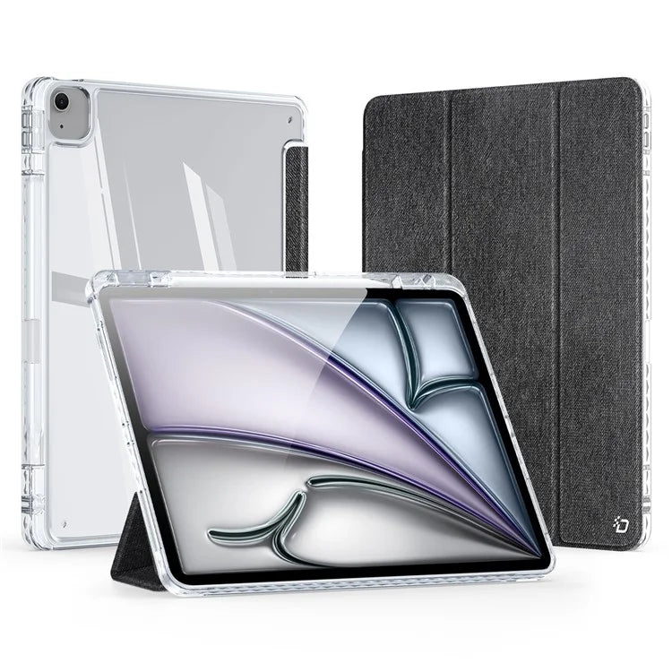 DUX DUCIS Unid Series For iPad Air 13 (2024) / Pro 12.9 inch (2022) / (2021) / (2020) / (2018) Case TPU+PC+PU Clear Tablet Cover