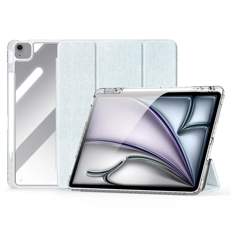 DUX DUCIS Unid Series For iPad Air 13 (2024) / Pro 12.9 inch (2022) / (2021) / (2020) / (2018) Case TPU+PC+PU Clear Tablet Cover