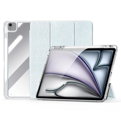 DUX DUCIS Unid Series For iPad Air 13 (2024) / Pro 12.9 inch (2022) / (2021) / (2020) / (2018) Case TPU+PC+PU Clear Tablet Cover