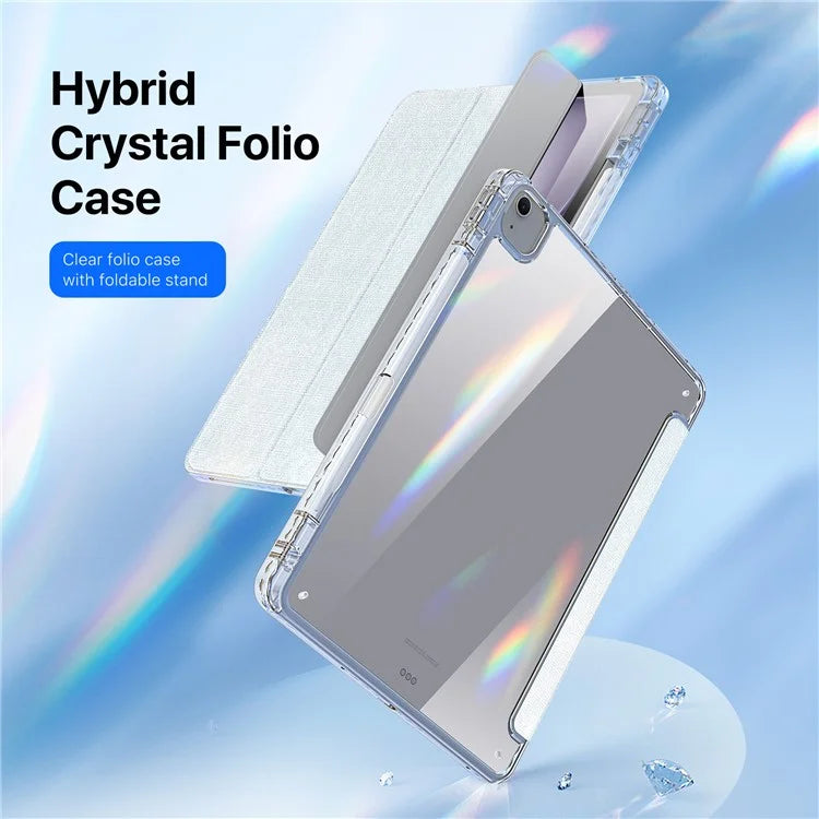 DUX DUCIS Unid Series For iPad Air 13 (2024) / Pro 12.9 inch (2022) / (2021) / (2020) / (2018) Case TPU+PC+PU Clear Tablet Cover