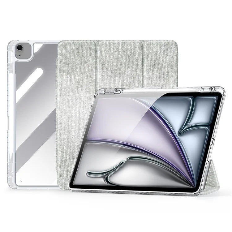DUX DUCIS Unid Series For iPad Air 13 (2024) / Pro 12.9 inch (2022) / (2021) / (2020) / (2018) Case TPU+PC+PU Clear Tablet Cover