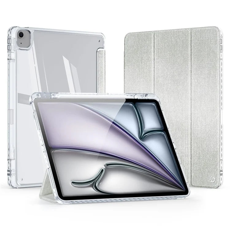 DUX DUCIS Unid Series For iPad Air 13 (2024) / Pro 12.9 inch (2022) / (2021) / (2020) / (2018) Case TPU+PC+PU Clear Tablet Cover