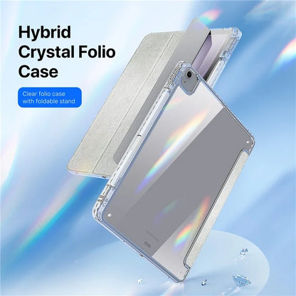 DUX DUCIS Unid Series For iPad Air 13 (2024) / Pro 12.9 inch (2022) / (2021) / (2020) / (2018) Case TPU+PC+PU Clear Tablet Cover