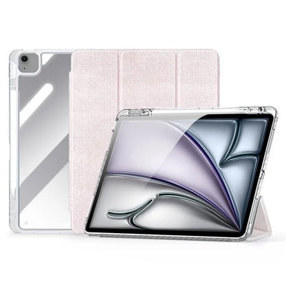 DUX DUCIS Unid Series For iPad Air 13 (2024) / Pro 12.9 inch (2022) / (2021) / (2020) / (2018) Case TPU+PC+PU Clear Tablet Cover