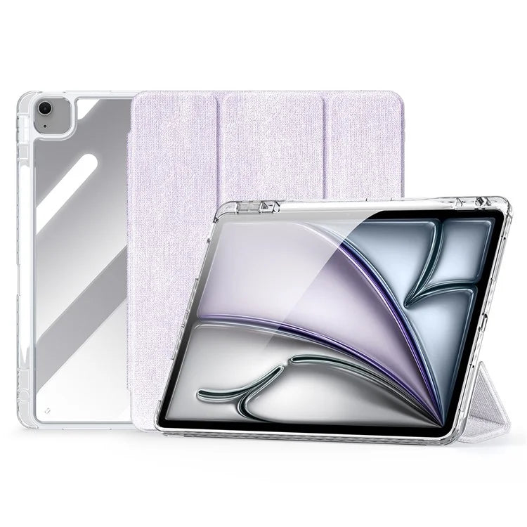 DUX DUCIS Unid Series For iPad Air 13 (2024) / Pro 12.9 inch (2022) / (2021) / (2020) / (2018) Case TPU+PC+PU Clear Tablet Cover