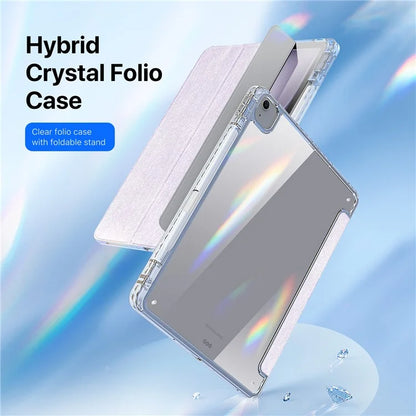 DUX DUCIS Unid Series For iPad Air 13 (2024) / Pro 12.9 inch (2022) / (2021) / (2020) / (2018) Case TPU+PC+PU Clear Tablet Cover