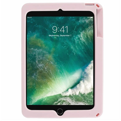 For iPad mini (2019) 7.9 inch / mini 4 / mini 3 / Mini 2 / Mini Silicone Case Kickstand Sandbeach Girl Pattern Tablet Cover