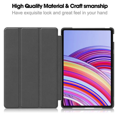For Xiaomi Redmi Pad Pro / Redmi Pad Pro 5G / Poco Pad Case Tri-Fold Stand Leather Tablet Cover with Auto Wake / Sleep