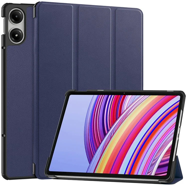 For Xiaomi Redmi Pad Pro / Redmi Pad Pro 5G / Poco Pad Case Tri-Fold Stand Leather Tablet Cover with Auto Wake / Sleep
