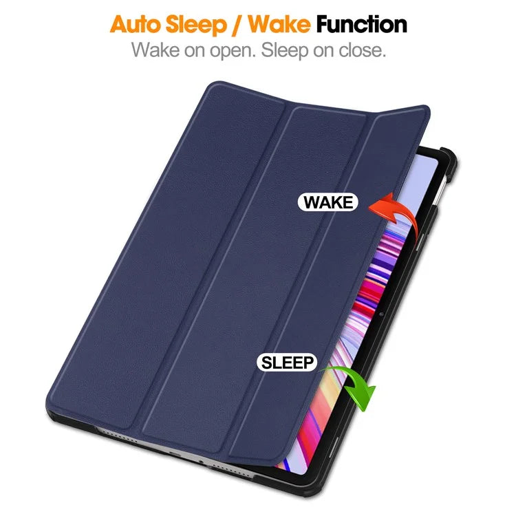 For Xiaomi Redmi Pad Pro / Redmi Pad Pro 5G / Poco Pad Case Tri-Fold Stand Leather Tablet Cover with Auto Wake / Sleep