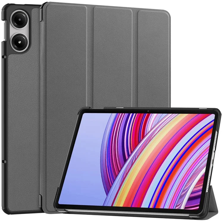 For Xiaomi Redmi Pad Pro / Redmi Pad Pro 5G / Poco Pad Case Tri-Fold Stand Leather Tablet Cover with Auto Wake / Sleep