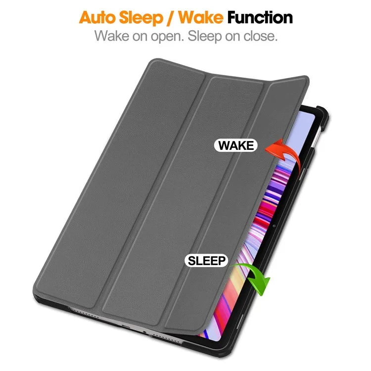 For Xiaomi Redmi Pad Pro / Redmi Pad Pro 5G / Poco Pad Case Tri-Fold Stand Leather Tablet Cover with Auto Wake / Sleep