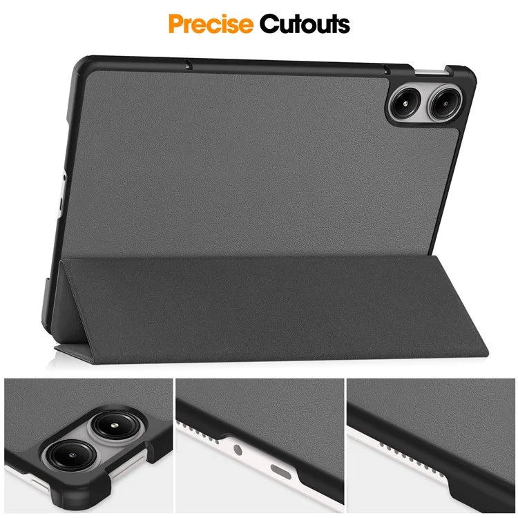 For Xiaomi Redmi Pad Pro / Redmi Pad Pro 5G / Poco Pad Case Tri-Fold Stand Leather Tablet Cover with Auto Wake / Sleep