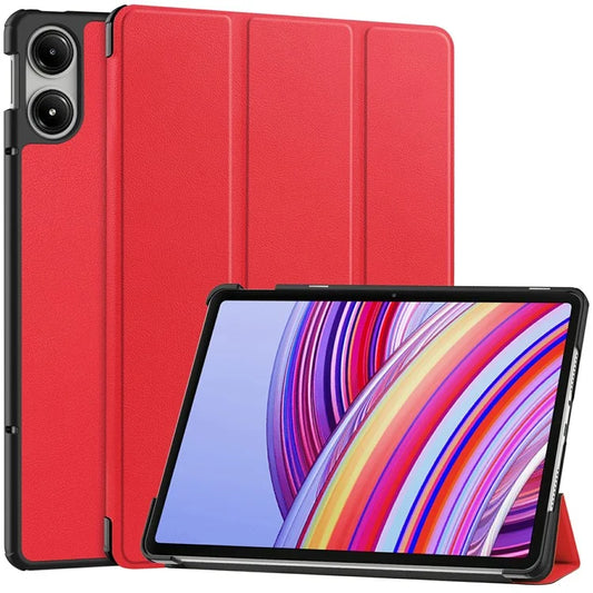 For Xiaomi Redmi Pad Pro / Redmi Pad Pro 5G / Poco Pad Case Tri-Fold Stand Leather Tablet Cover with Auto Wake / Sleep