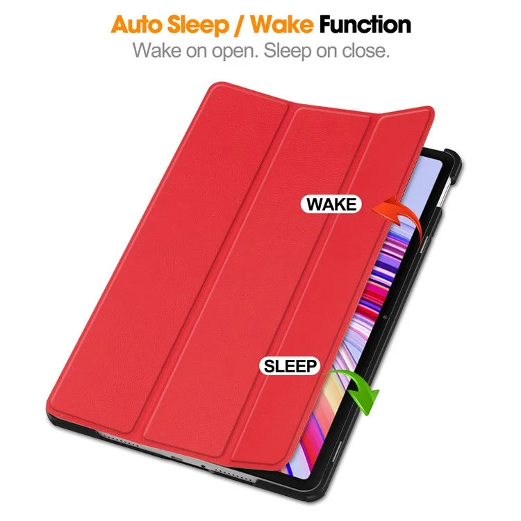 For Xiaomi Redmi Pad Pro / Redmi Pad Pro 5G / Poco Pad Case Tri-Fold Stand Leather Tablet Cover with Auto Wake / Sleep