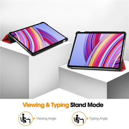 For Xiaomi Redmi Pad Pro / Redmi Pad Pro 5G / Poco Pad Case Tri-Fold Stand Leather Tablet Cover with Auto Wake / Sleep