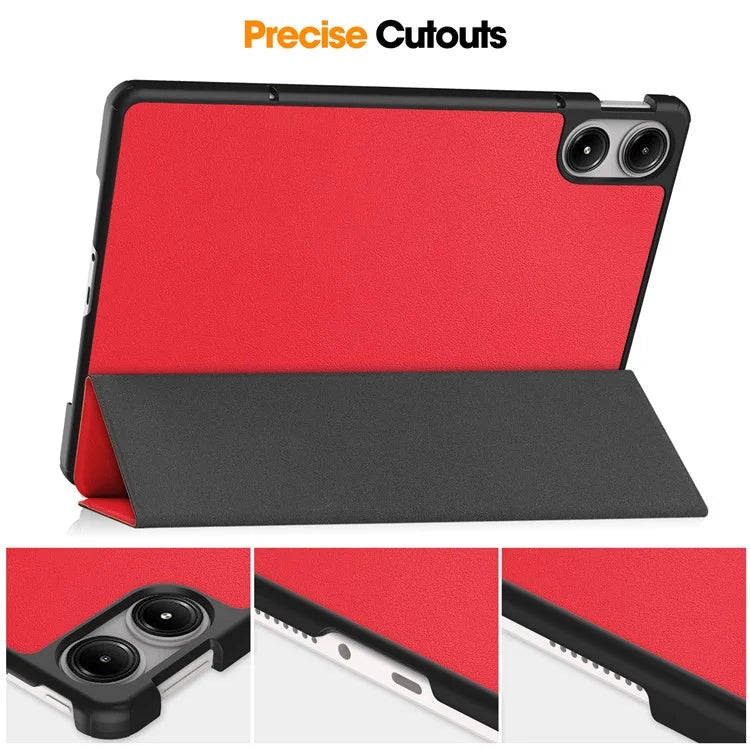 For Xiaomi Redmi Pad Pro / Redmi Pad Pro 5G / Poco Pad Case Tri-Fold Stand Leather Tablet Cover with Auto Wake / Sleep