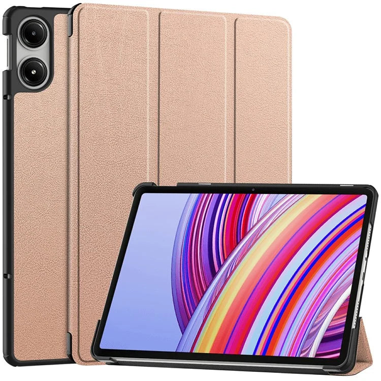 For Xiaomi Redmi Pad Pro / Redmi Pad Pro 5G / Poco Pad Case Tri-Fold Stand Leather Tablet Cover with Auto Wake / Sleep