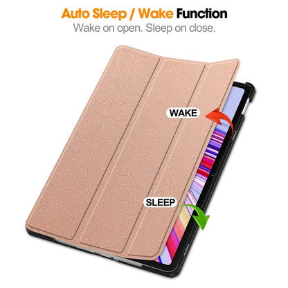 For Xiaomi Redmi Pad Pro / Redmi Pad Pro 5G / Poco Pad Case Tri-Fold Stand Leather Tablet Cover with Auto Wake / Sleep