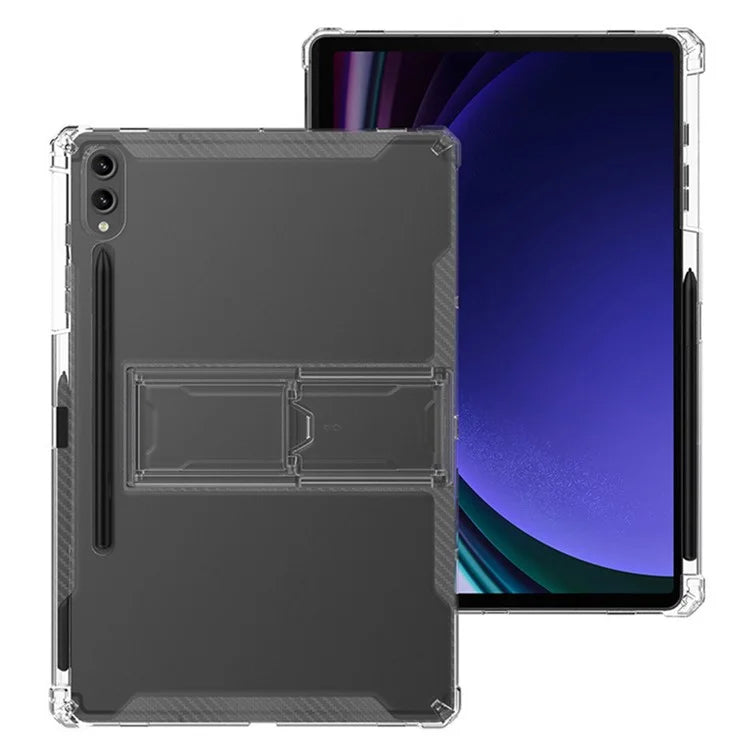 For Samsung Galaxy Tab S9 Ultra Airbag Corner Tablet Case TPU Cover with PC Kickstand