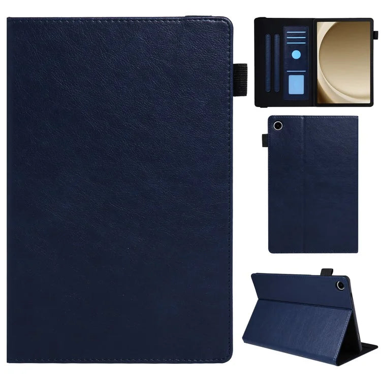 For Samsung Galaxy Tab A9+ X210 Case Card Slots PU Leather Flip Stand Tablet Cover