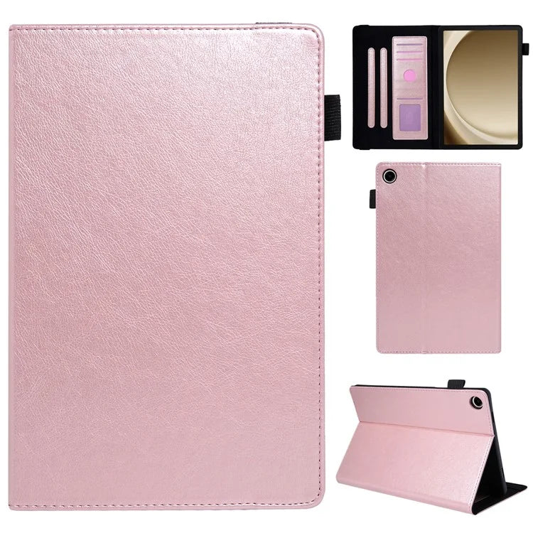 For Samsung Galaxy Tab A9+ X210 Case Card Slots PU Leather Flip Stand Tablet Cover