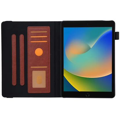 For iPad 10.2 (2021) / (2020) / (2019) / iPad Air 10.5 inch (2019) / Pro 10.5-inch (2017) Case Card Slots Leather Tablet Cover