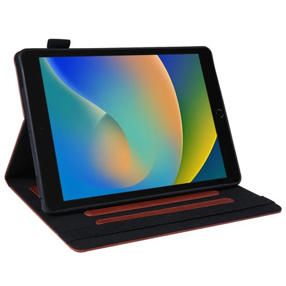 For iPad 10.2 (2021) / (2020) / (2019) / iPad Air 10.5 inch (2019) / Pro 10.5-inch (2017) Case Card Slots Leather Tablet Cover