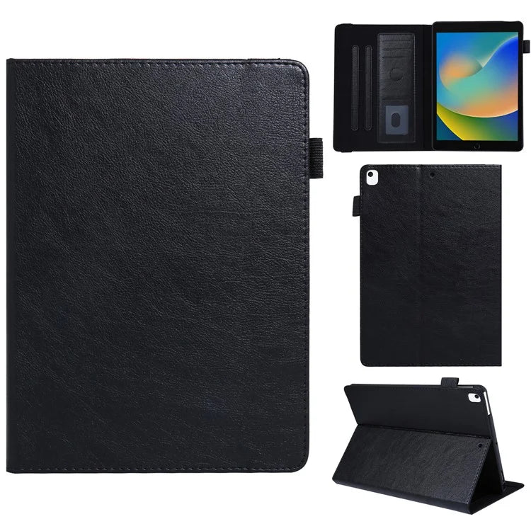 For iPad 10.2 (2021) / (2020) / (2019) / iPad Air 10.5 inch (2019) / Pro 10.5-inch (2017) Case Card Slots Leather Tablet Cover
