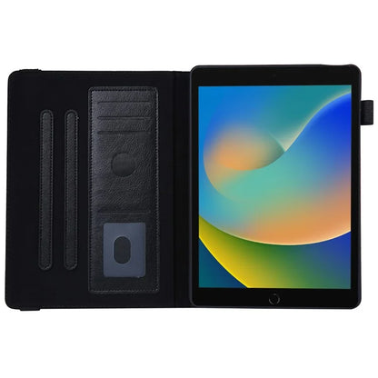 For iPad 10.2 (2021) / (2020) / (2019) / iPad Air 10.5 inch (2019) / Pro 10.5-inch (2017) Case Card Slots Leather Tablet Cover