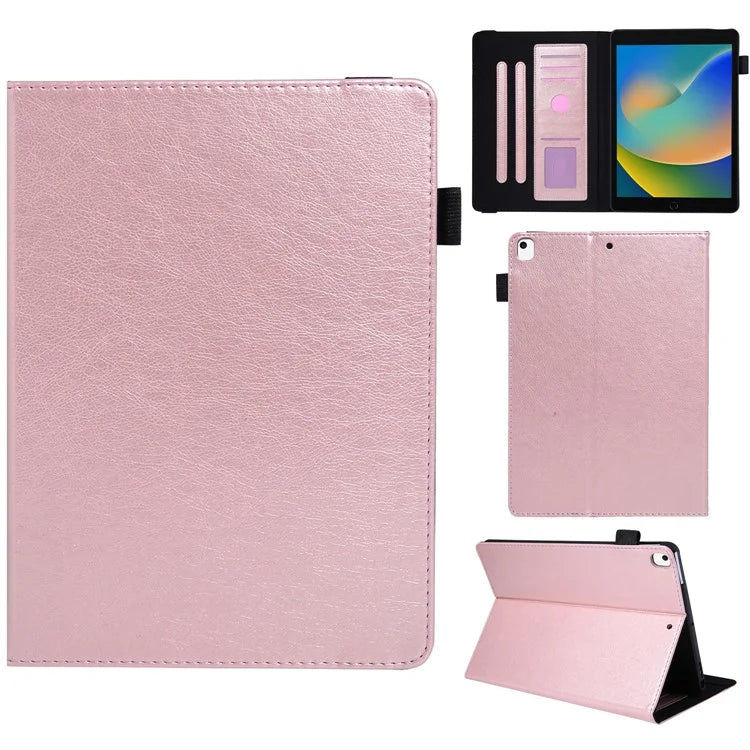 For iPad 10.2 (2021) / (2020) / (2019) / iPad Air 10.5 inch (2019) / Pro 10.5-inch (2017) Case Card Slots Leather Tablet Cover