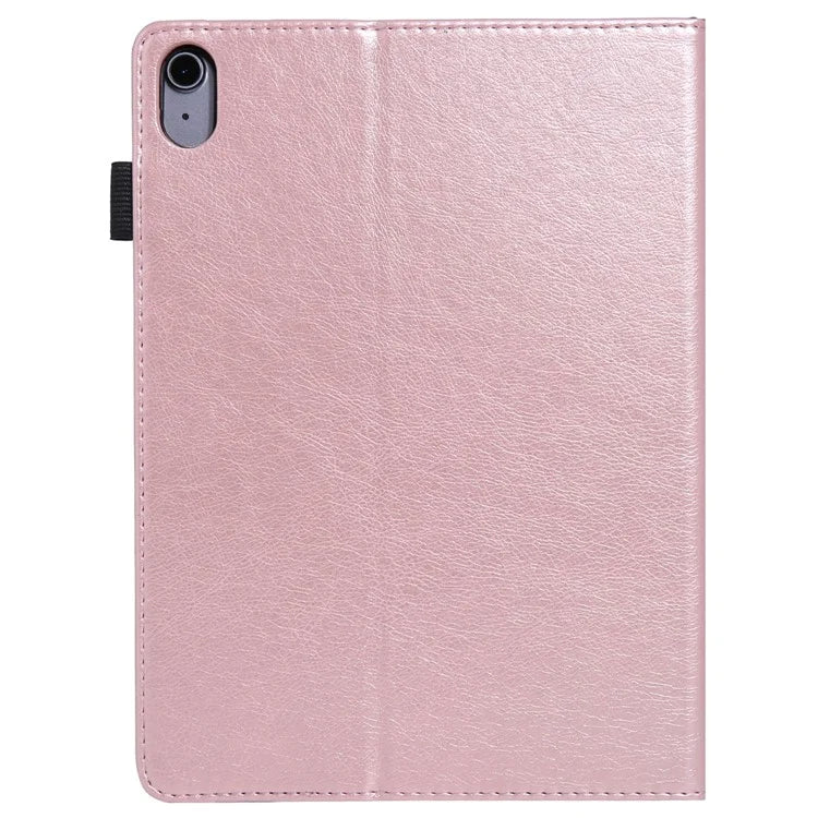For iPad 10.9 (2022) Shockproof Case Card Slots Tablet Leather Flip Cover with Pens Holder