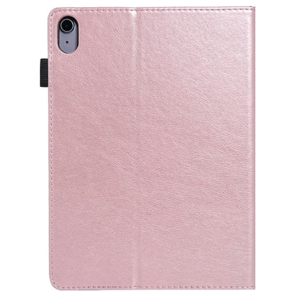 For iPad 10.9 (2022) Shockproof Case Card Slots Tablet Leather Flip Cover with Pens Holder