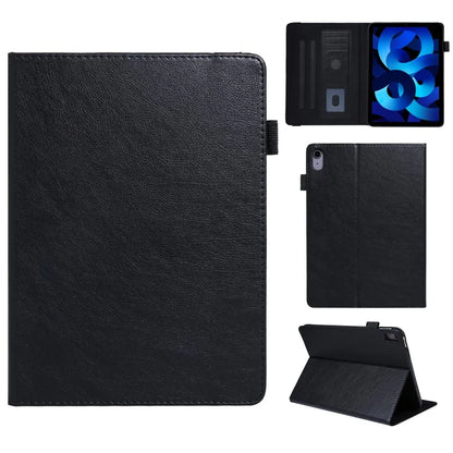 For iPad 10.9 (2022) Shockproof Case Card Slots Tablet Leather Flip Cover with Pens Holder