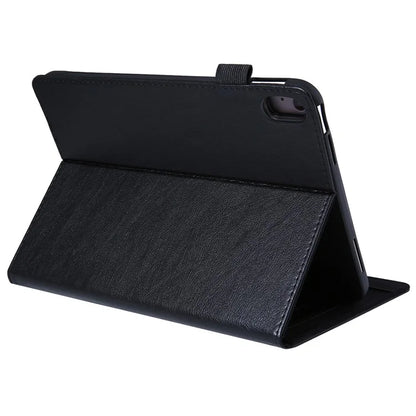 For iPad 10.9 (2022) Shockproof Case Card Slots Tablet Leather Flip Cover with Pens Holder
